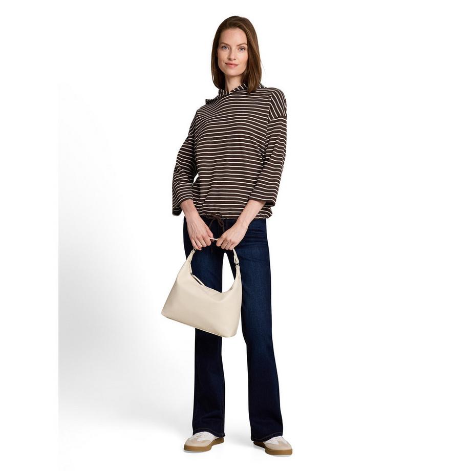 TOM TAILOR Hooded T-Shirt mit Kordelzugsaum  