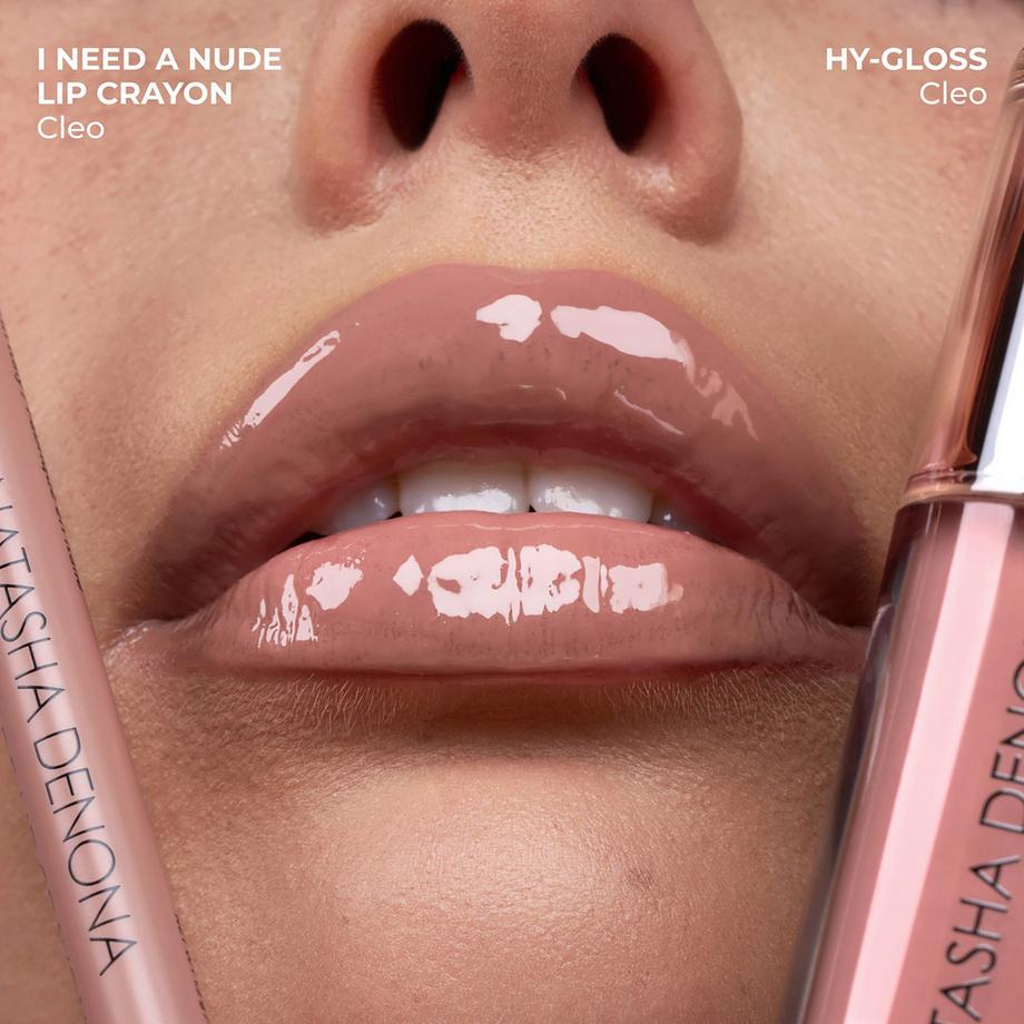 NATASHA DENONA  HY-GLOSS Lip Set - Baume gloss teinté HY-BRID & crayon à lèvres longue tenue 