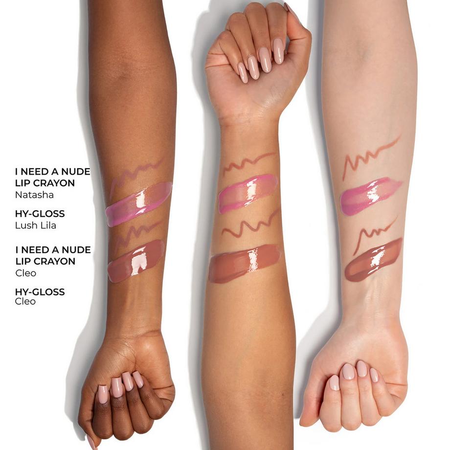 NATASHA DENONA  HY-GLOSS Lip Set - Baume gloss teinté HY-BRID & crayon à lèvres longue tenue 