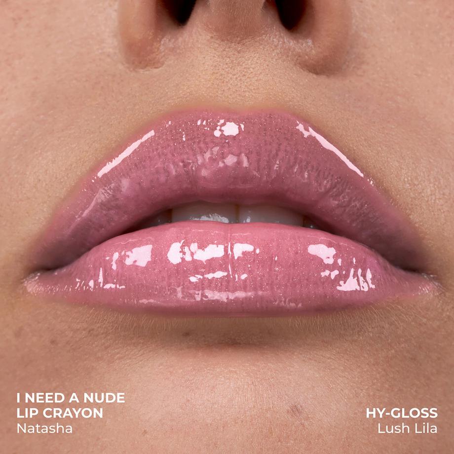 NATASHA DENONA  HY-GLOSS Lip Set - Baume gloss teinté HY-BRID & crayon à lèvres longue tenue 