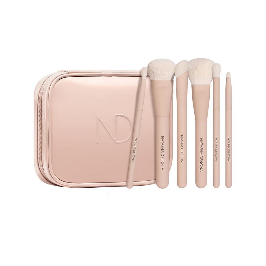 Kit spazzole HY-GLAM - Set professionale di 6 spazzole viso e occhi