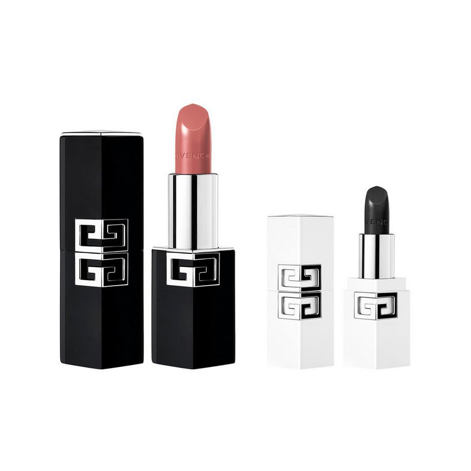 GIVENCHY Cofanetto Le Rouge - Rossetto, mini balsamo labbra e pouch dorata  