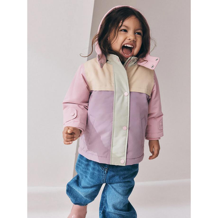 Next Farbblock Kapuzenjacke  