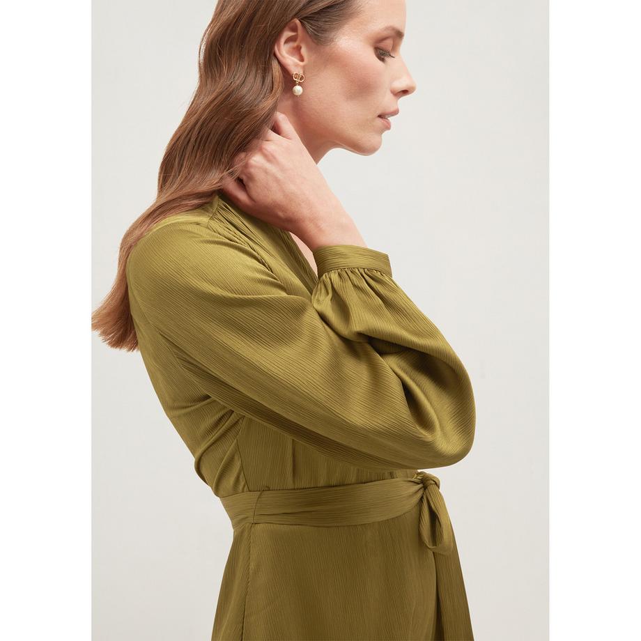 HOBBS Katia Vestito Midi Maniche Lunghe  