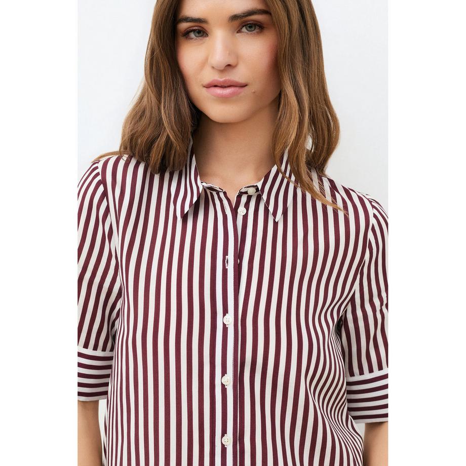 Caroll Camicia a righe con bottoni e maniche arrotolabili  
