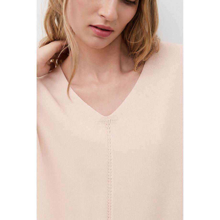 Caroll Pull col en V manches courtes  