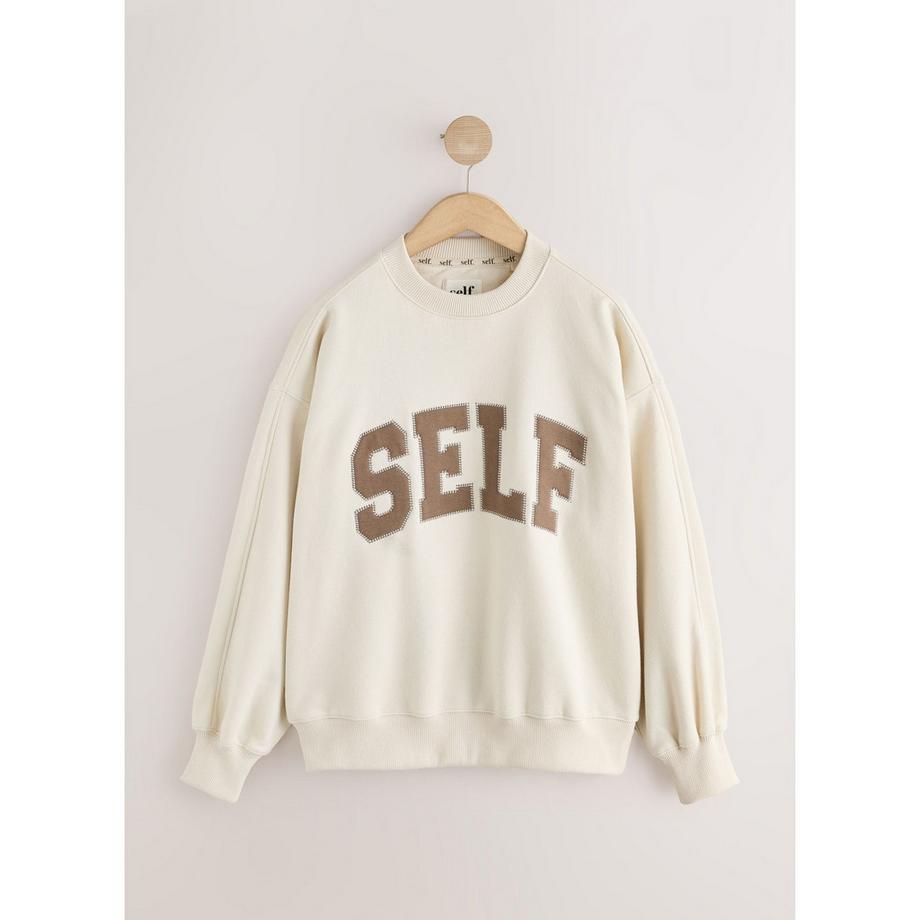 Self. SLOGAN SWEAT Sweat-shirt 