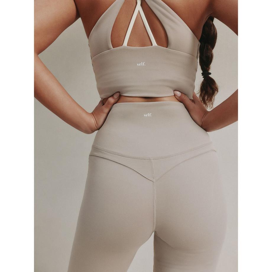Self. HIGH WAIST FLARE LEGGINGS Leggings 