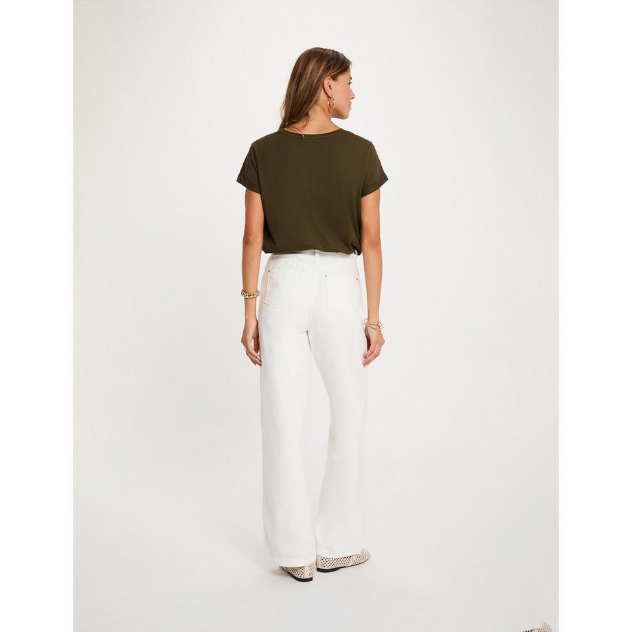 MORGAN Country Chic Grafikdruck T-Shirt  