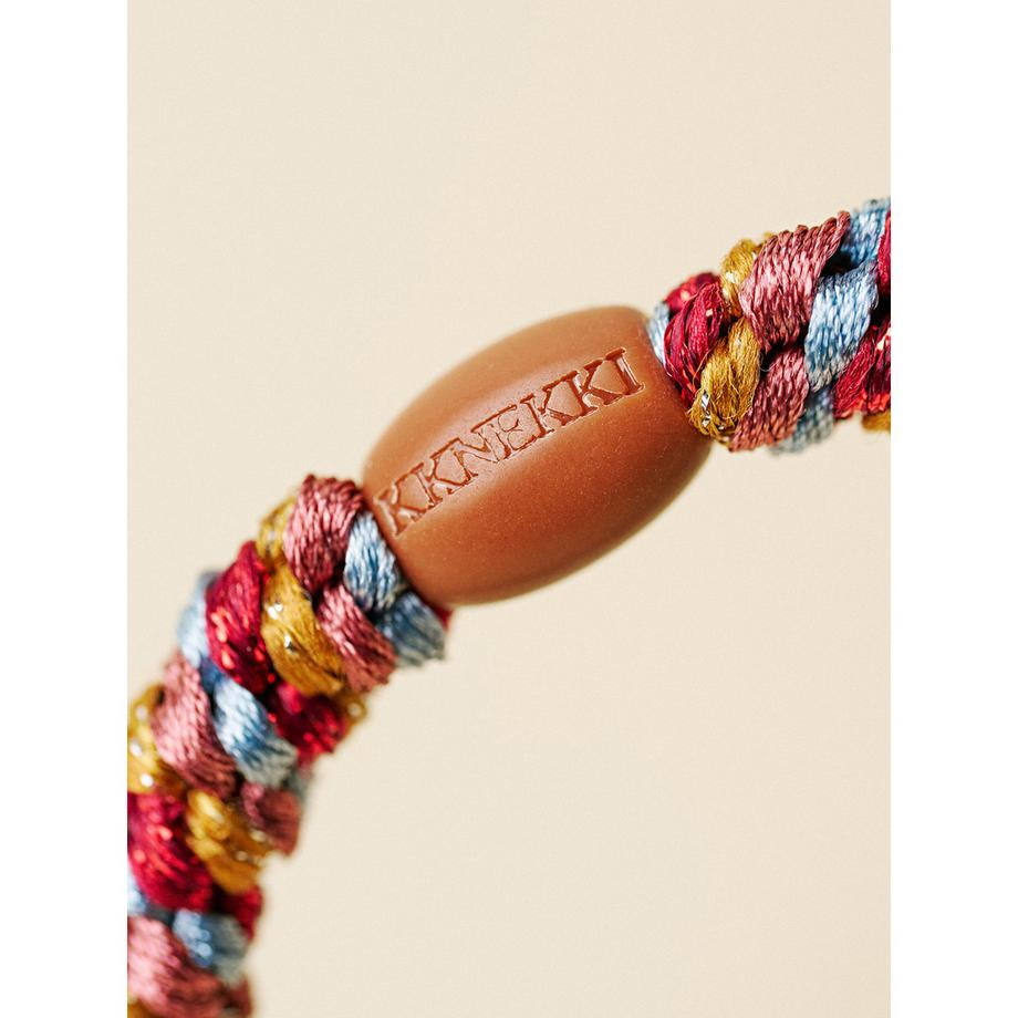 Kknekki Serre-tête tressé multicolore  