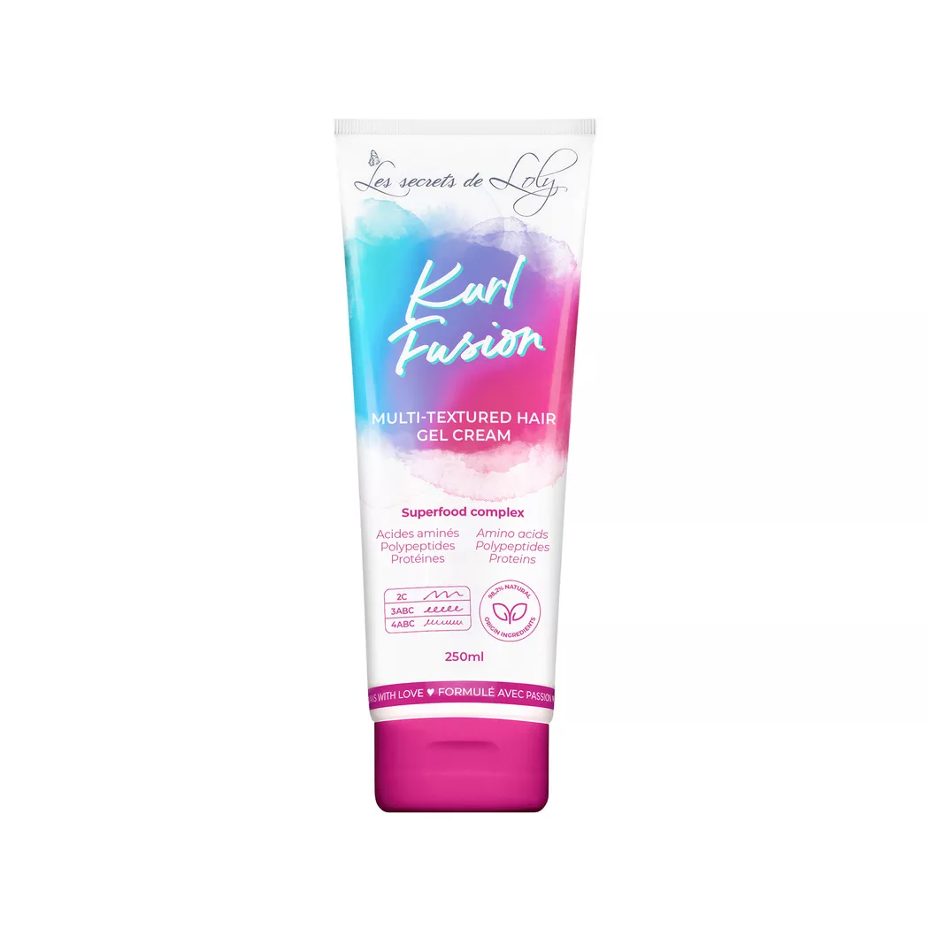 Les Secrets de Loly - Kurl Fusion - Gel Crème Coiffante, 250 ml