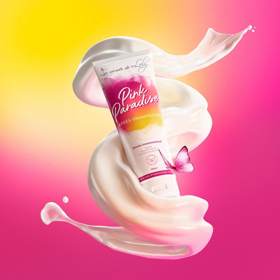 Les Secrets de Loly  Pink Paradise - Après Shampooing Ultra Démêlant 