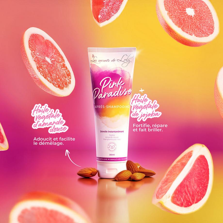 Les Secrets de Loly  Pink Paradise - Après Shampooing Ultra Démêlant 