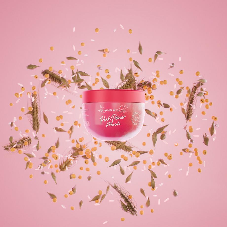 Les Secrets de Loly  Pink Power Mask - Restrukturierende Haarmaske 