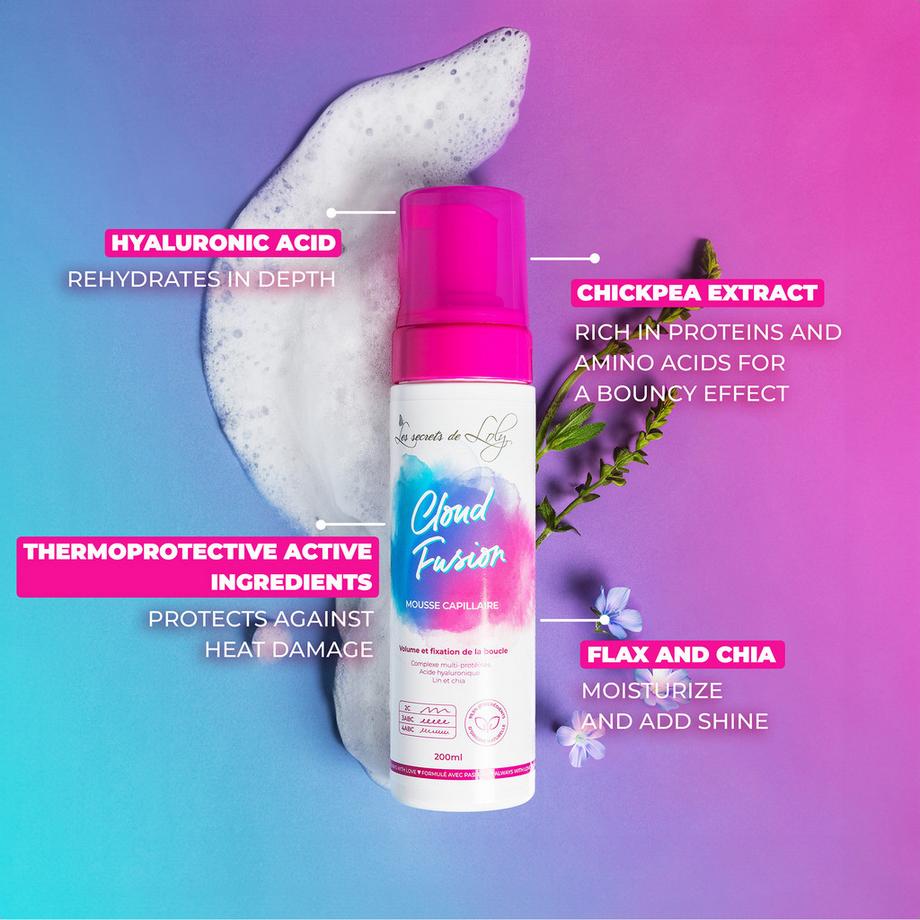 Les Secrets de Loly  Cloud Fusion - Mousse coiffante 