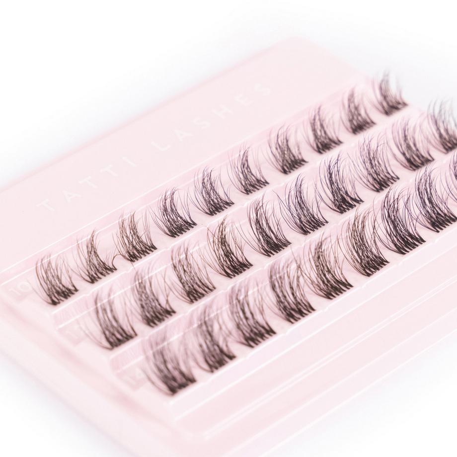 Tatti Lashes  Wispy Volume – Cils individuels en clusters 