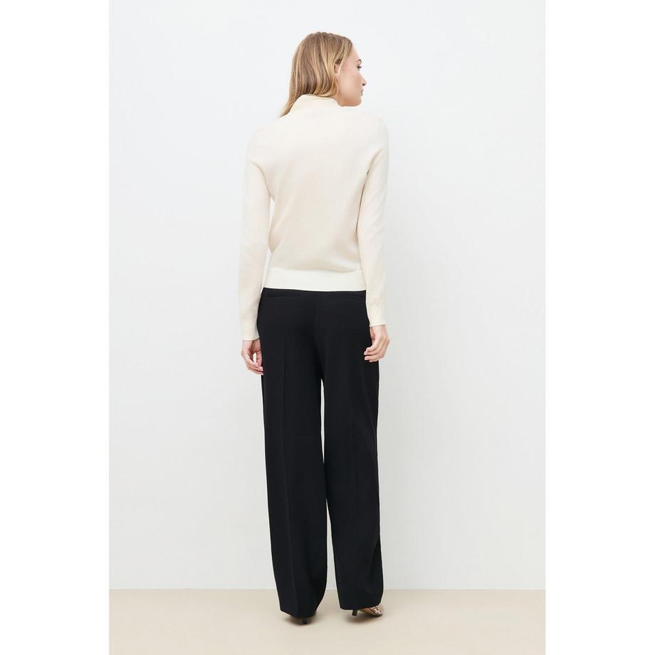Caroll Pullover con dettaglio fiocco al collo  