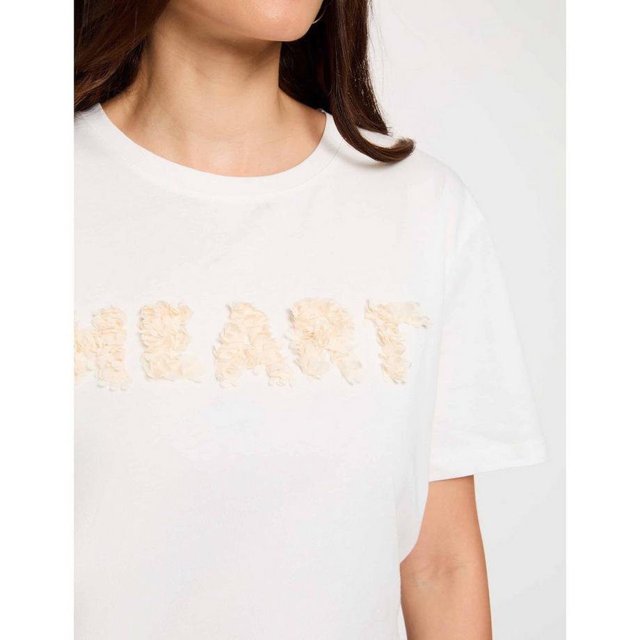 MORGAN T-shirt con stampa a cuore  