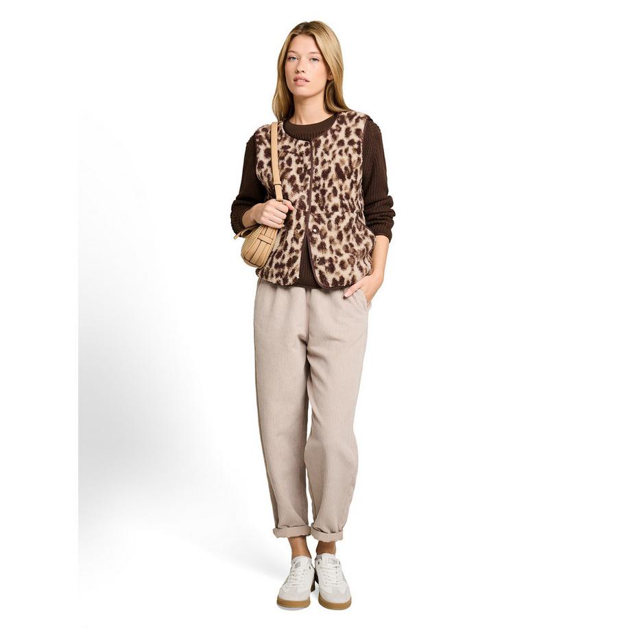 TOM TAILOR Gilet en fausse fourrure  