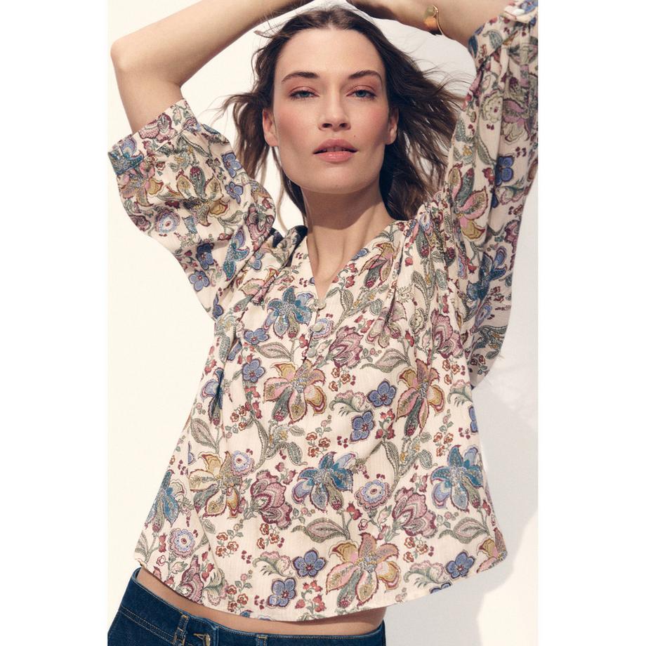 Caroll Blouse à motif floral  