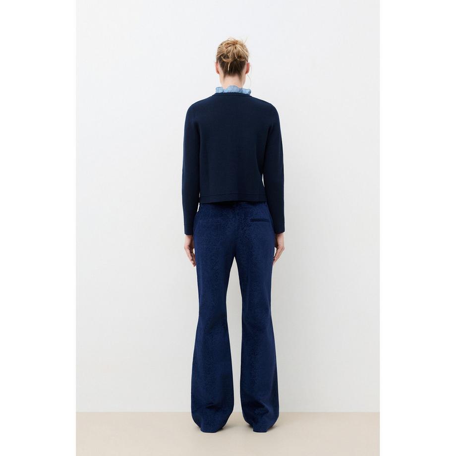 Caroll Pantalon évasé à motif paisley  