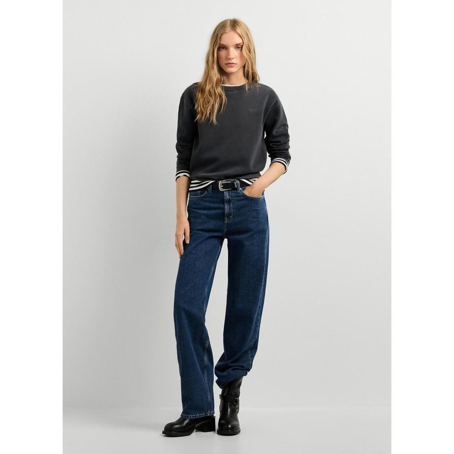 Pepe Jeans London Felpa con polsini a righe  