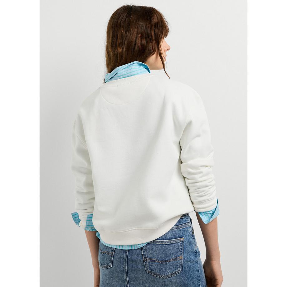 Pepe Jeans London Sweat-shirt à poignets rayés  