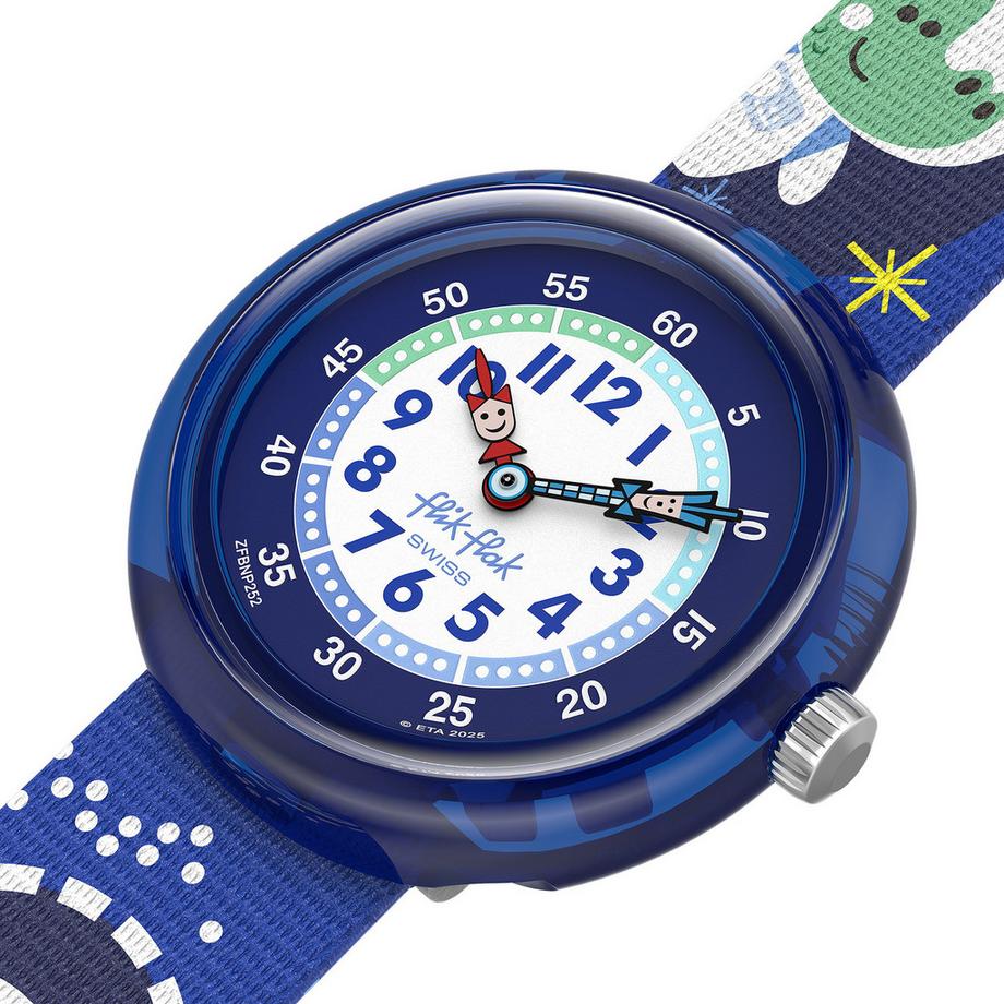 flik-flak CROCONAUTS Horloge analogique 