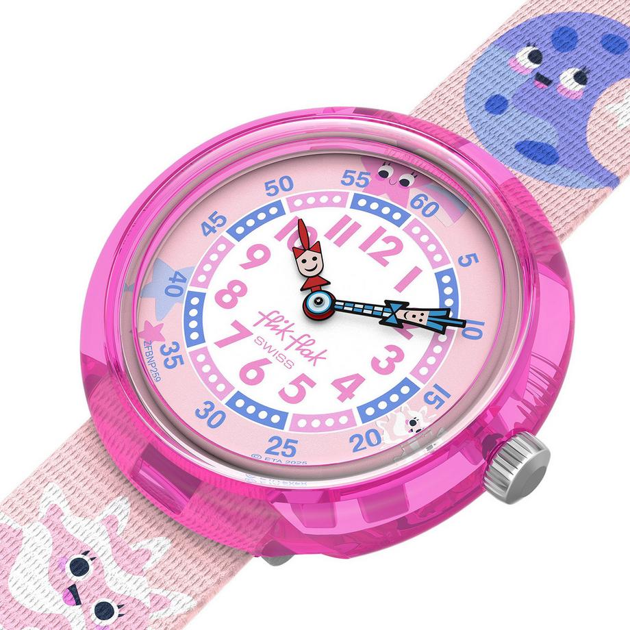 flik-flak PLAYFUL PLANETS Horloge analogique 