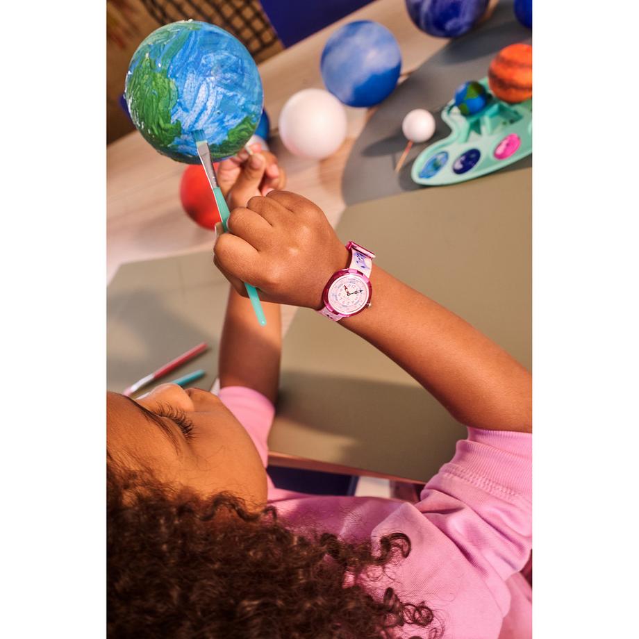 flik-flak PLAYFUL PLANETS Horloge analogique 