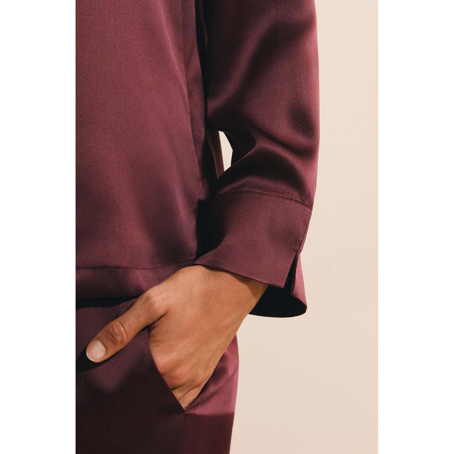 Etam Haut de pyjama en satin à manches longues  