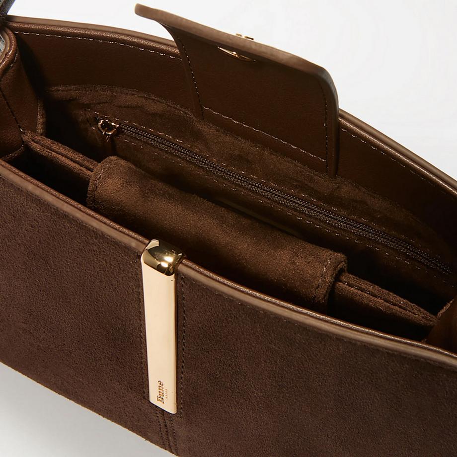 Dune London Strukturierte Henkeltasche mit abnehmbarem Riemen  