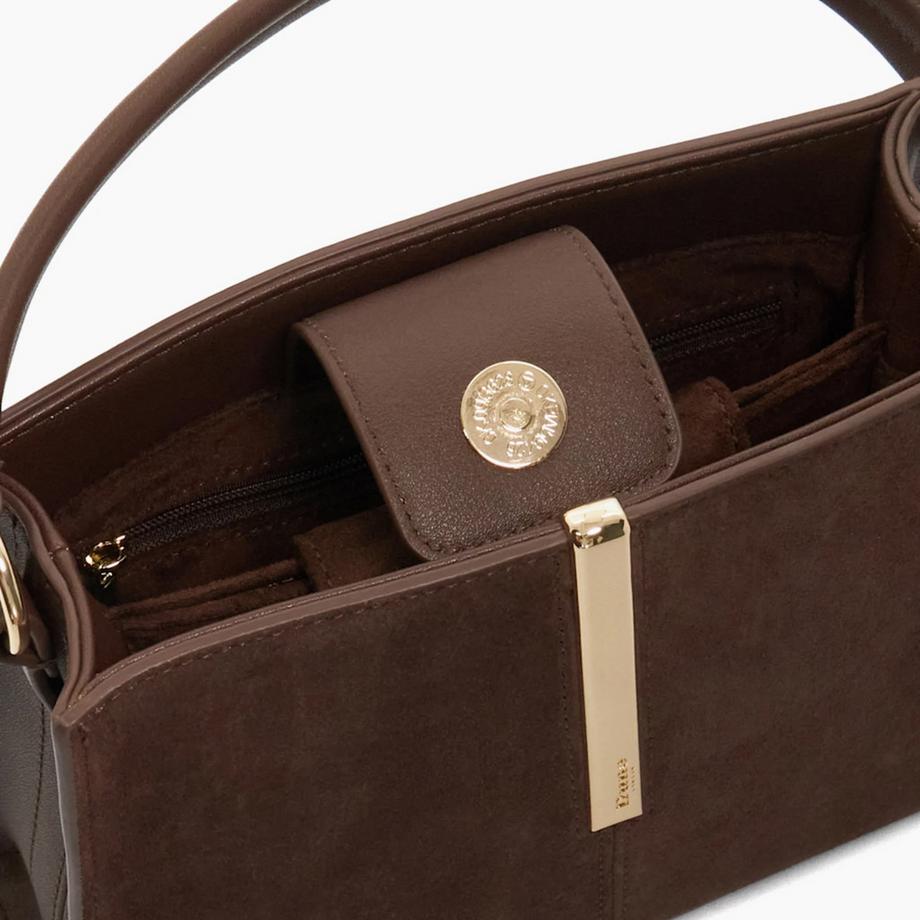 Dune London Strukturierte Henkeltasche mit abnehmbarem Riemen  