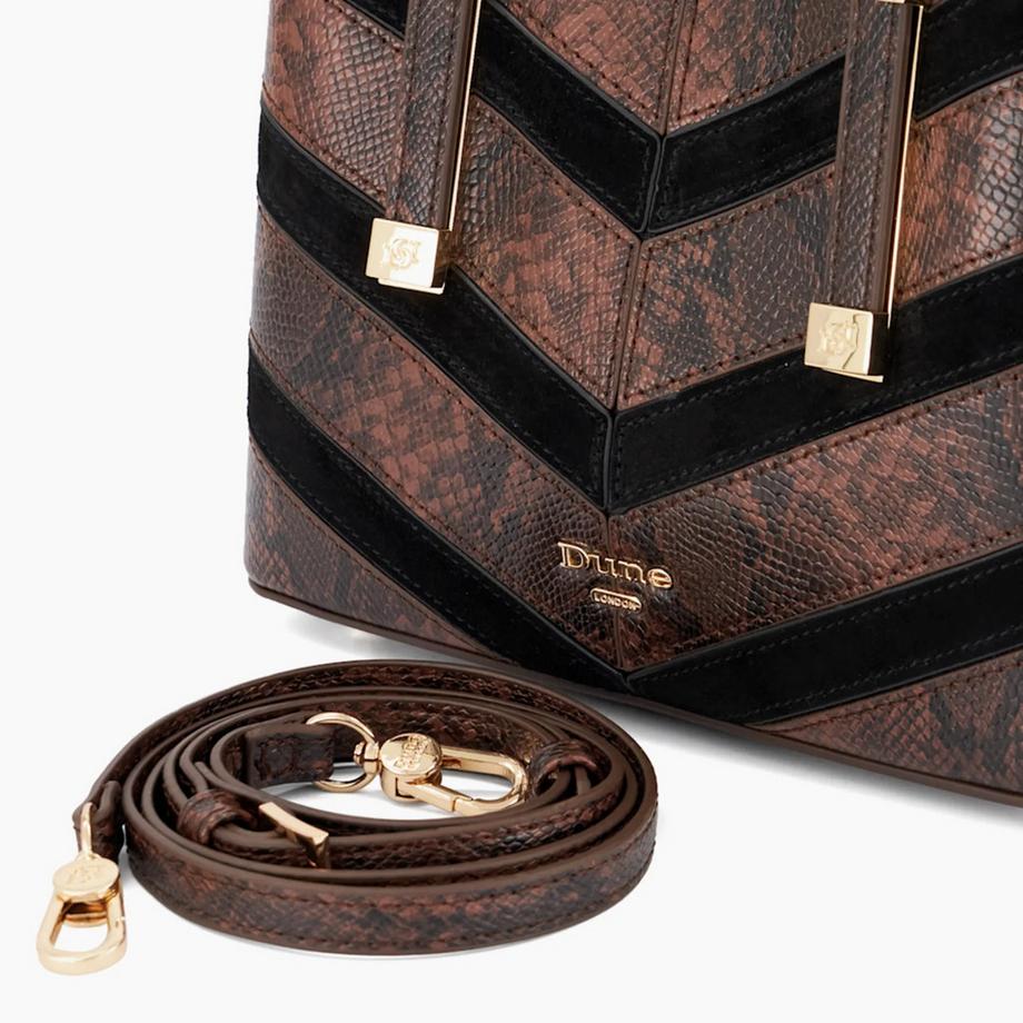 Dune London Dinkydorry Strukturierte Handtasche  