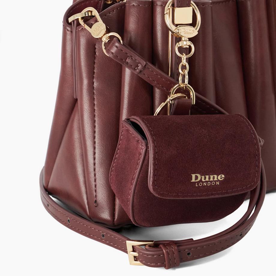 Dune London Sac à poignée supérieure plissé avec pochette amovible  