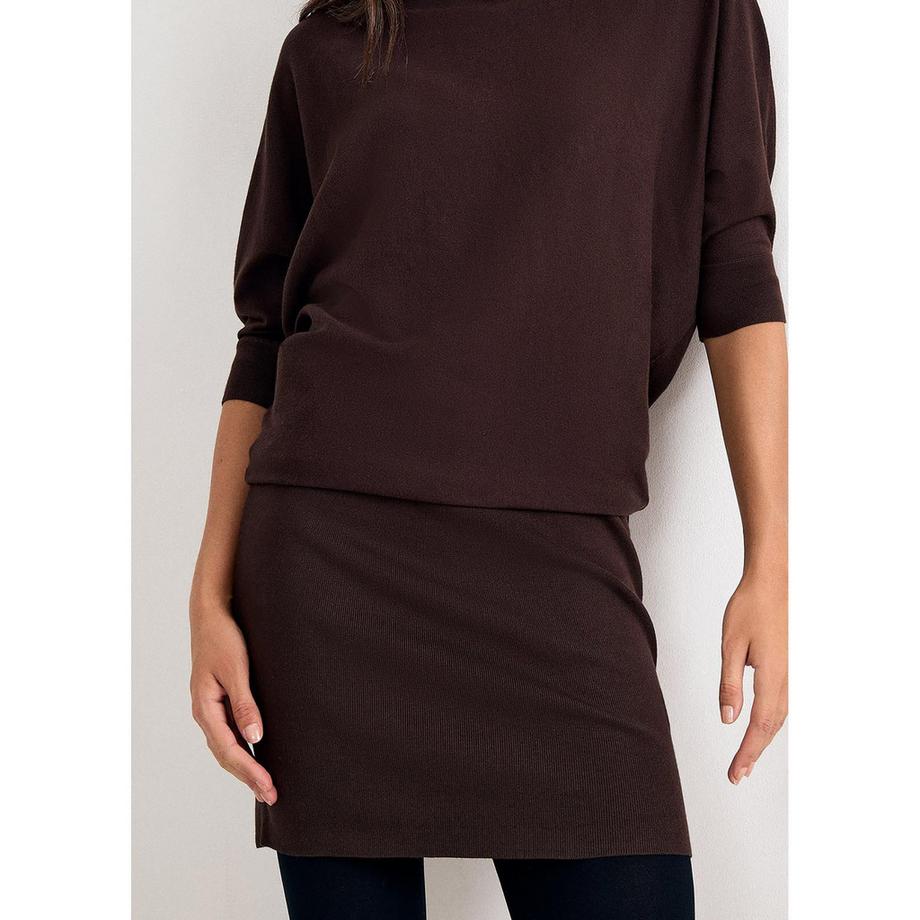Phase Eight Vestito Becca con scollo drapé e maniche tre quarti  