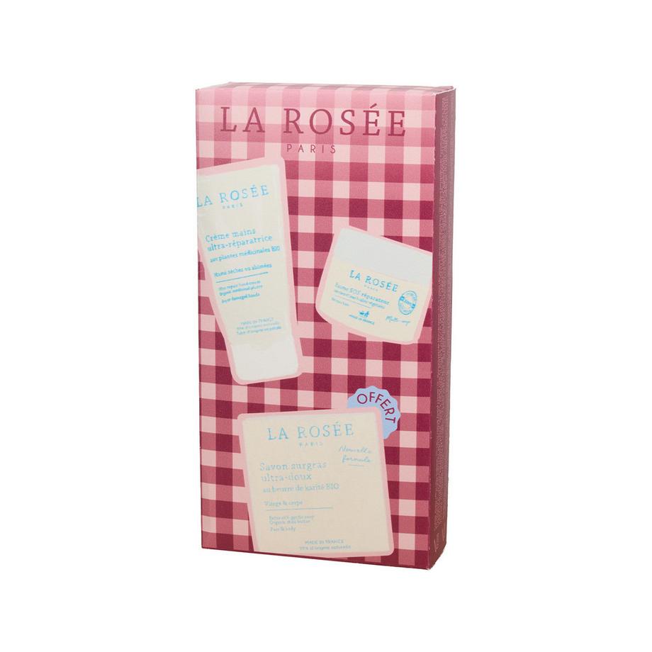 La Rosée  Mini coffret de Noël  Baume SOS & Crème mains + Savon OFFERT 