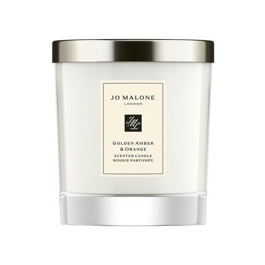 Golden Amber & Orange Classic Candle