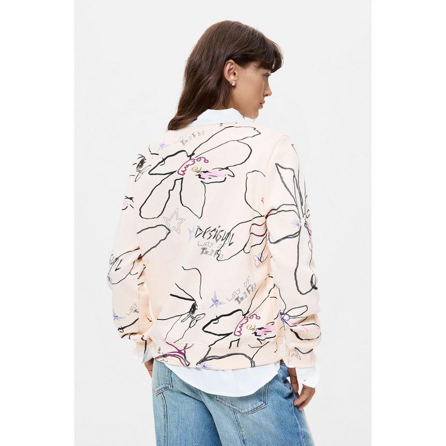 Desigual Felpa con stampa grafica  