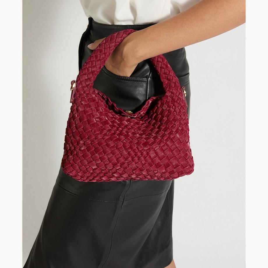 Dune London Sac à main clutch tissé  