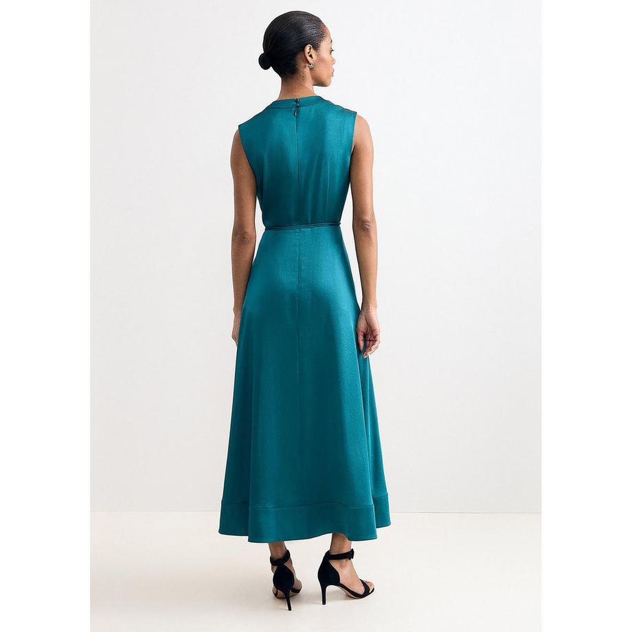Phase Eight Sabrianna Ärmelloses Kleid mit Schalkragen  