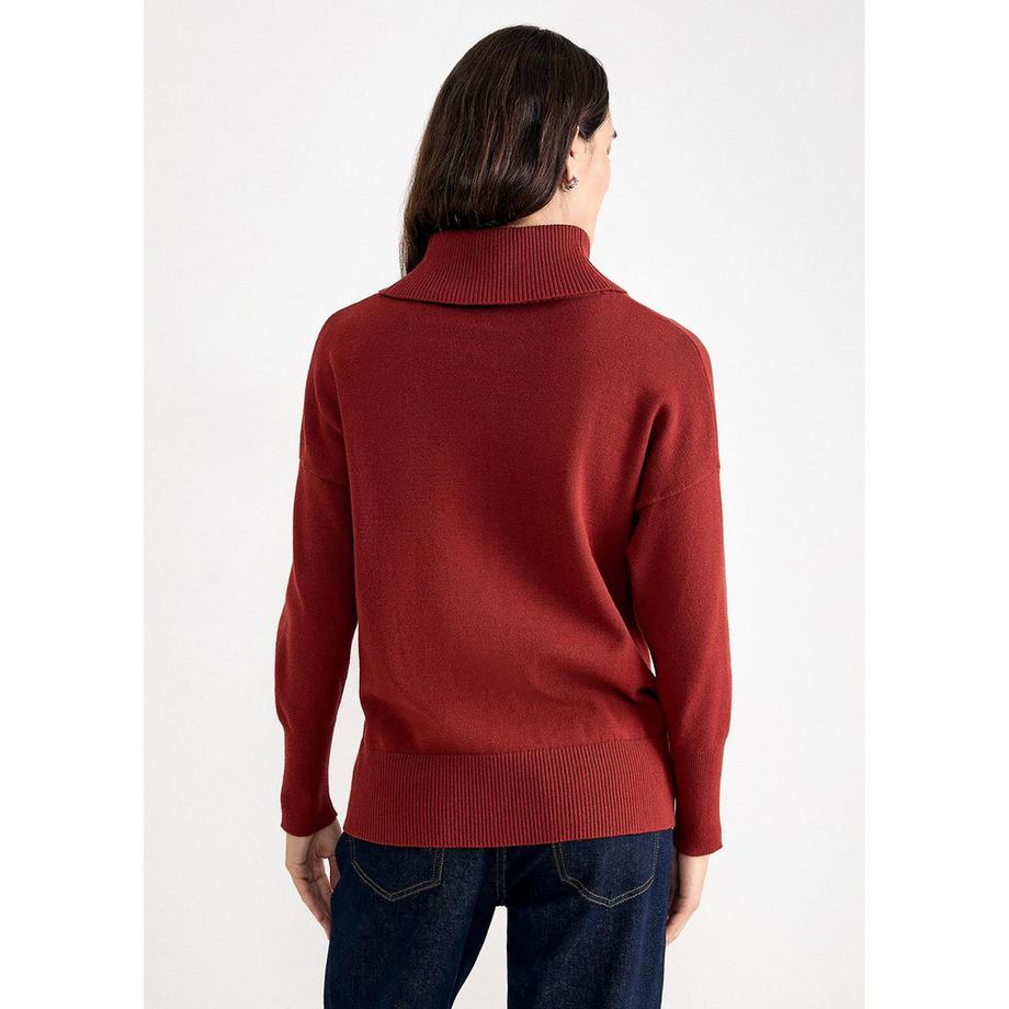 Phase Eight Steph Rollkragenpullover mit Seitentaschenreißverschlüssen  