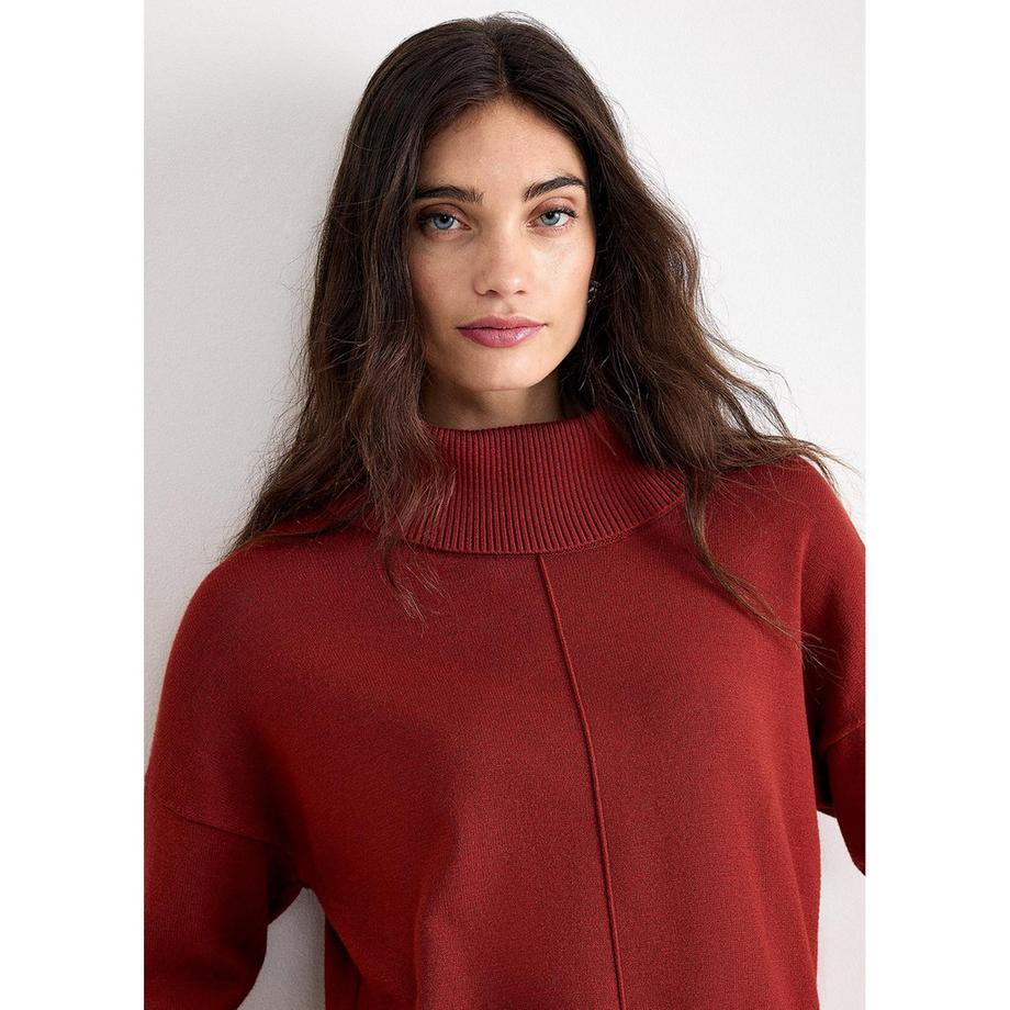 Phase Eight Steph Rollkragenpullover mit Seitentaschenreißverschlüssen  