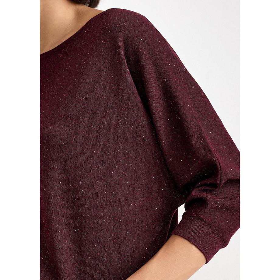 Phase Eight Sequin Pullover mit Dreiviertelärmeln  