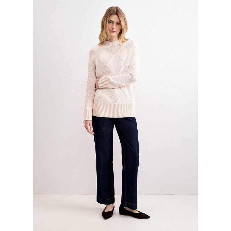 Phase Eight Maglione Tara a motivo a rombi  