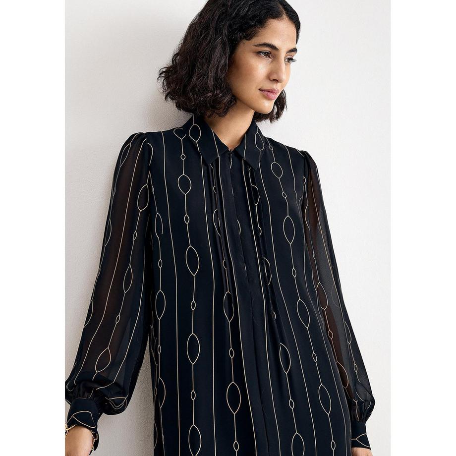 Phase Eight Candice Robe chemise imprimée à manches longues  