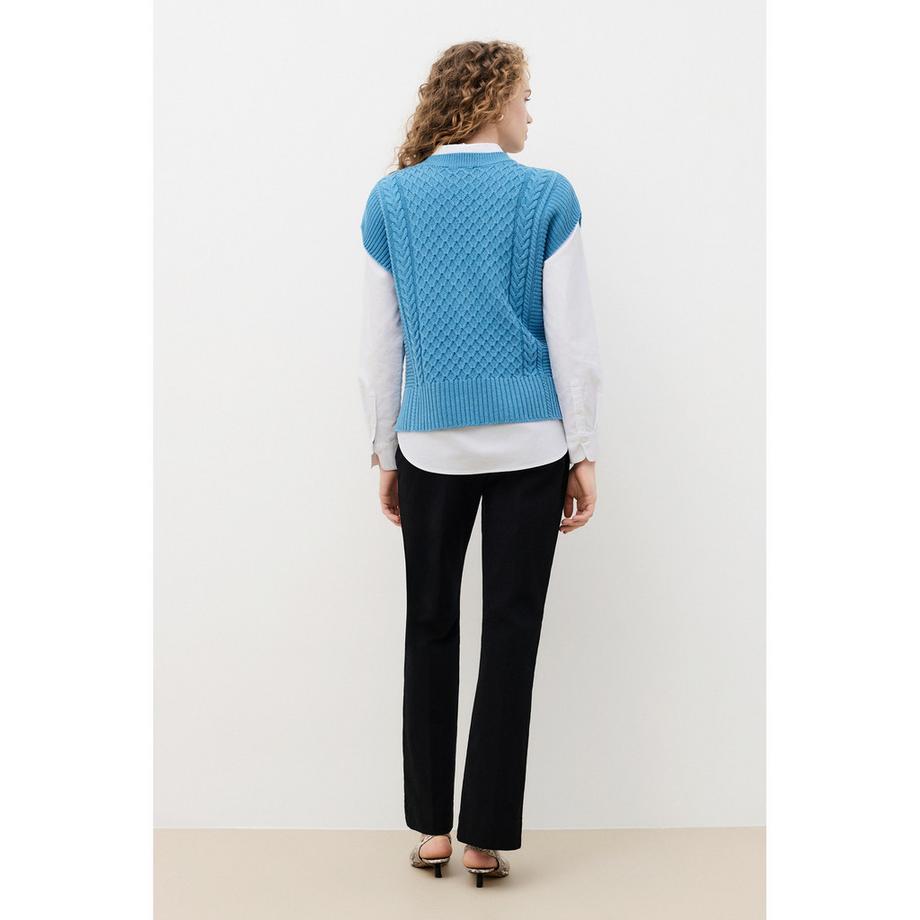 Caroll Pull à motif torsadé  
