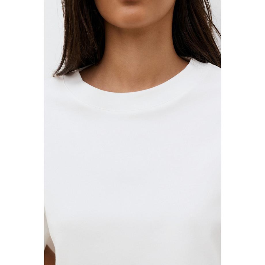 Caroll Gekürztes T-Shirt mit Kurzen Ärmeln  