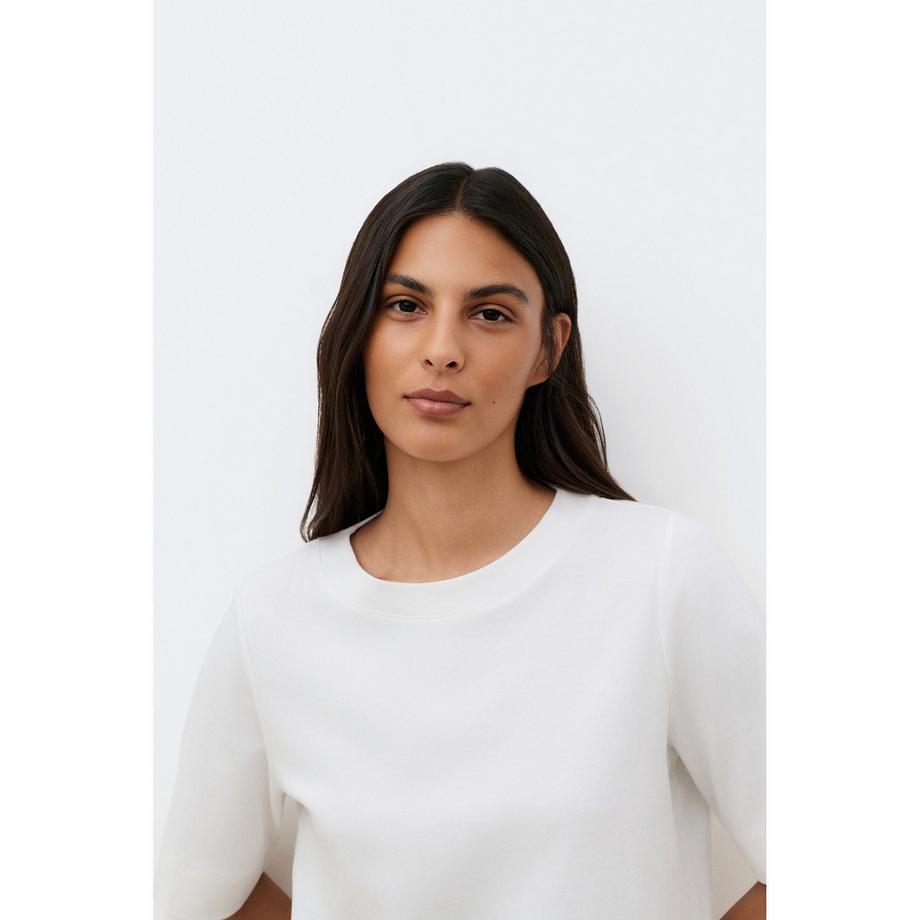 Caroll Gekürztes T-Shirt mit Kurzen Ärmeln  
