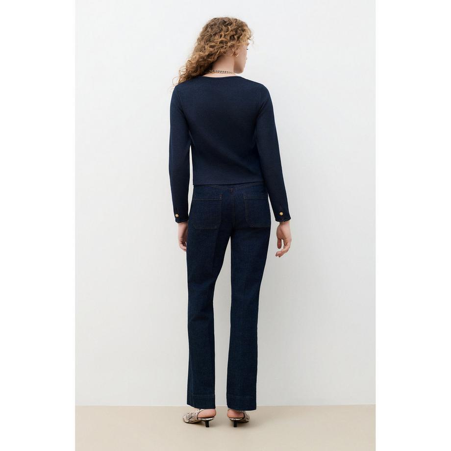 Caroll Knopfleiste Langarm Gilet  
